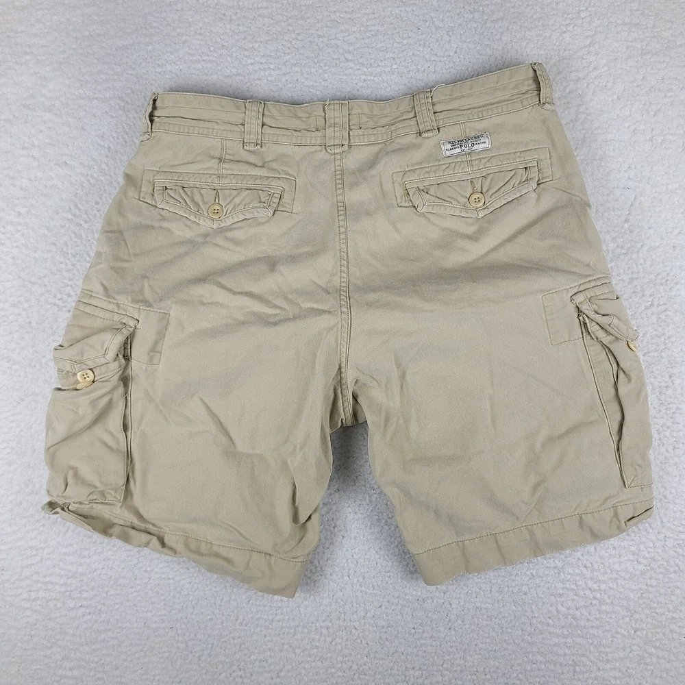 Polo Ralph Lauren Shorts Mens 36 Beige Tan Brown 9